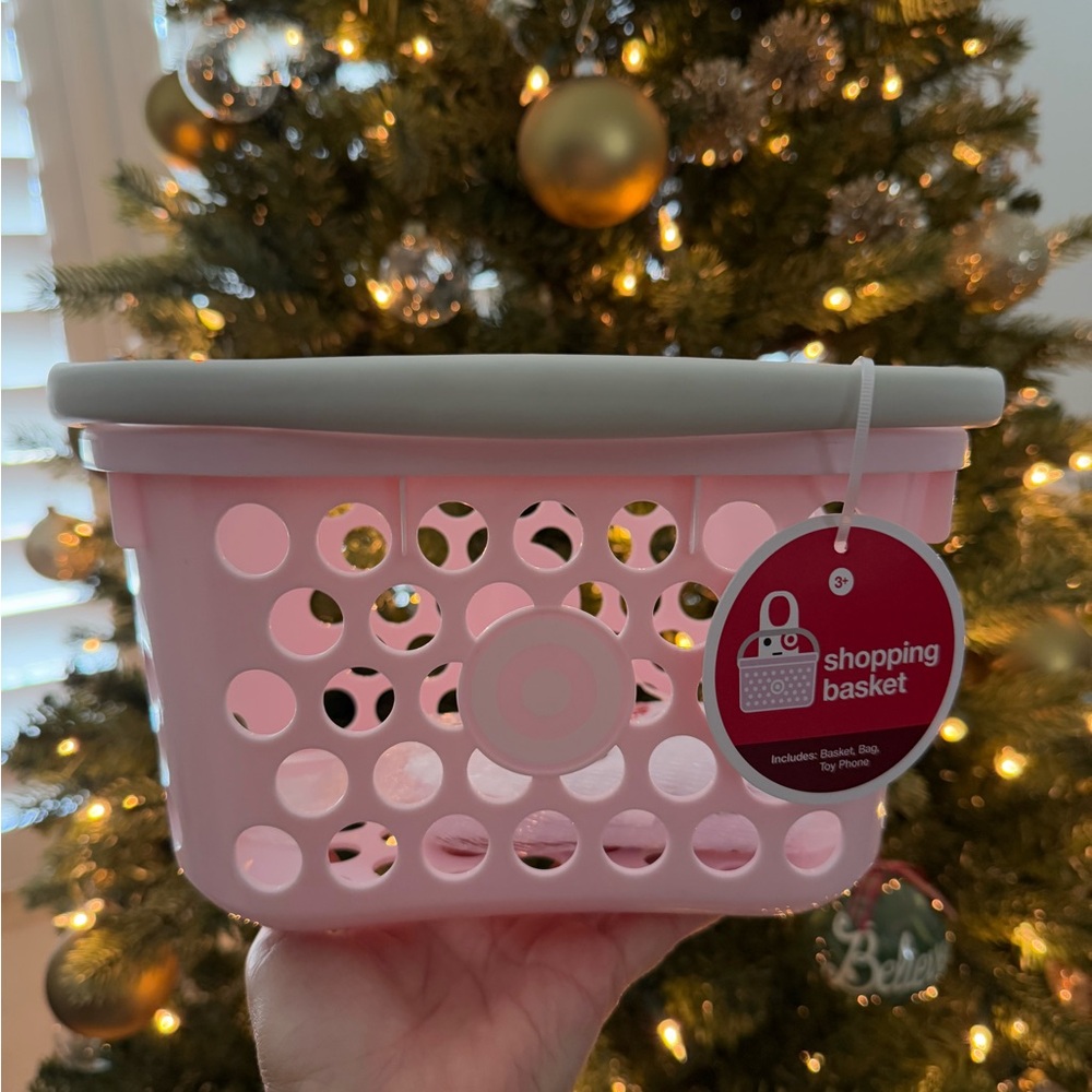 Target Toy Shopping Basket - Pink - Picture 3 of 4